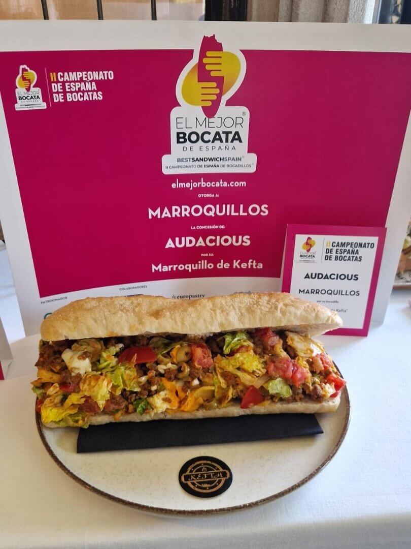 Premio al mejor bocadillo obtenido por Marroquillos